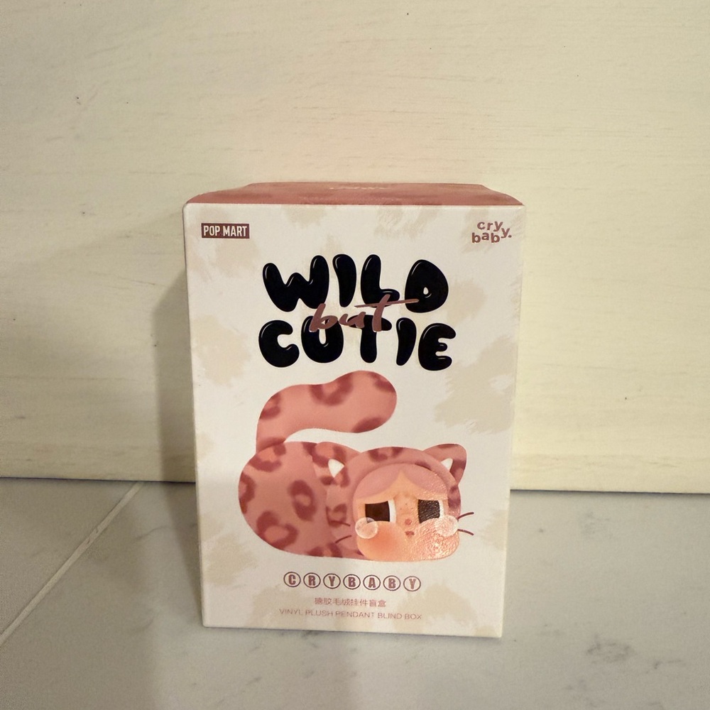POP MART CRYBABY Wild but Cutie
Plush Pendant, Pink Cutie